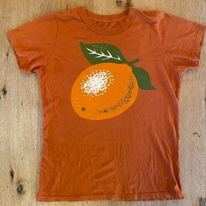 Big Bud Press Graphic T-Shirt Unisex XS Retro Orange